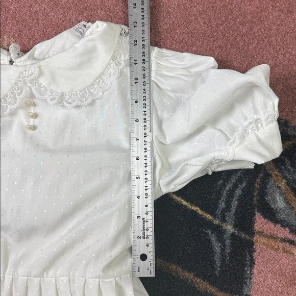 VINTAGE HANDMADE DRESS - Picture 9 of 10